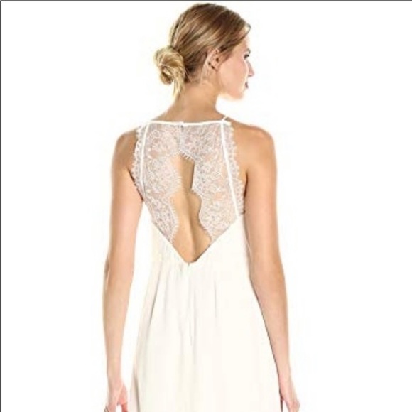 NWT Kenzie Open Back Lace Ivory Dress - Picture 2 of 10